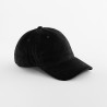 Corduroy Dad Cap - B692:Black, 100% cotton, One Size